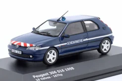 Peugeot 306 S16 Gendarmerie 1998 blau 1:43 Solido