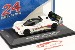 Peugeot 905 #1 Sieger 24h LeMans 1992 Dalmas, Warwick, Blundell 1:43 Ixo