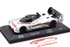 Peugeot 905 #1 Sieger 24h LeMans 1992 Warwick, Dalmas, Blundell 1:43 Altaya