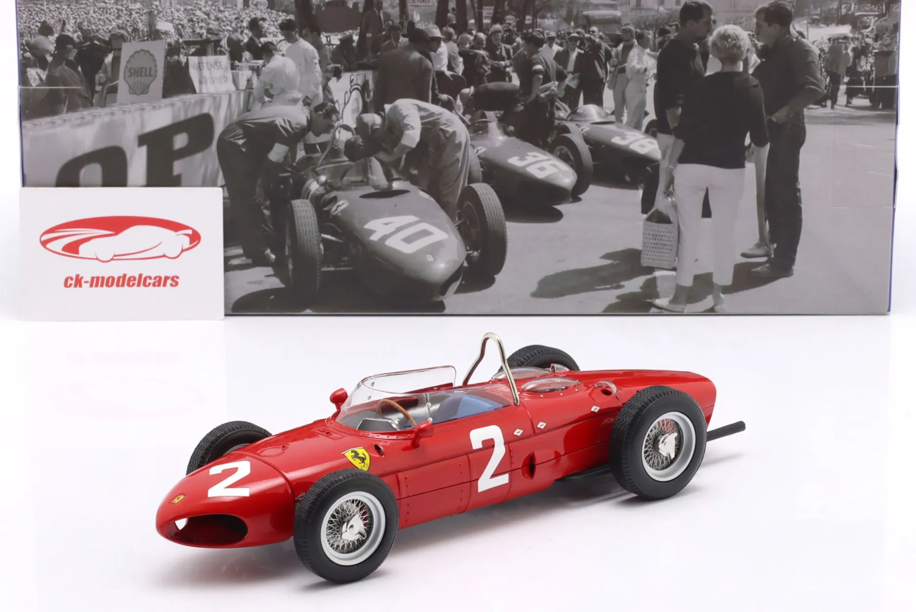 Phil Hill Ferrari 156 Sharknose #2 Sieger Italien GP Formel 1 Weltmeister 1961 1:18 WERK83