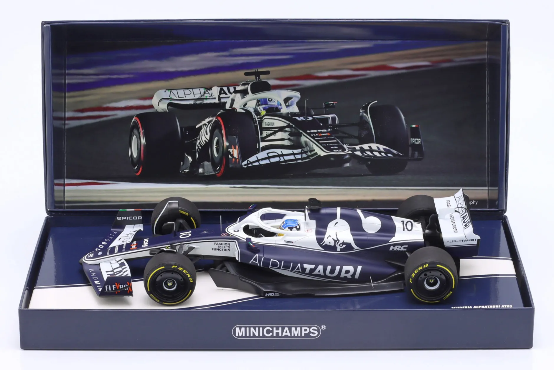 Pierre Gasly AlphaTauri AT03 #10 Bahrain GP Formel 1 2022 1:18 Minichamps