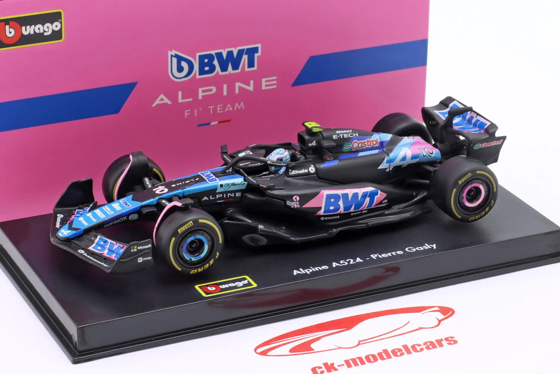 Pierre Gasly Alpine A524 #10 Japan GP Formel 1 2024 1:43 Bburago