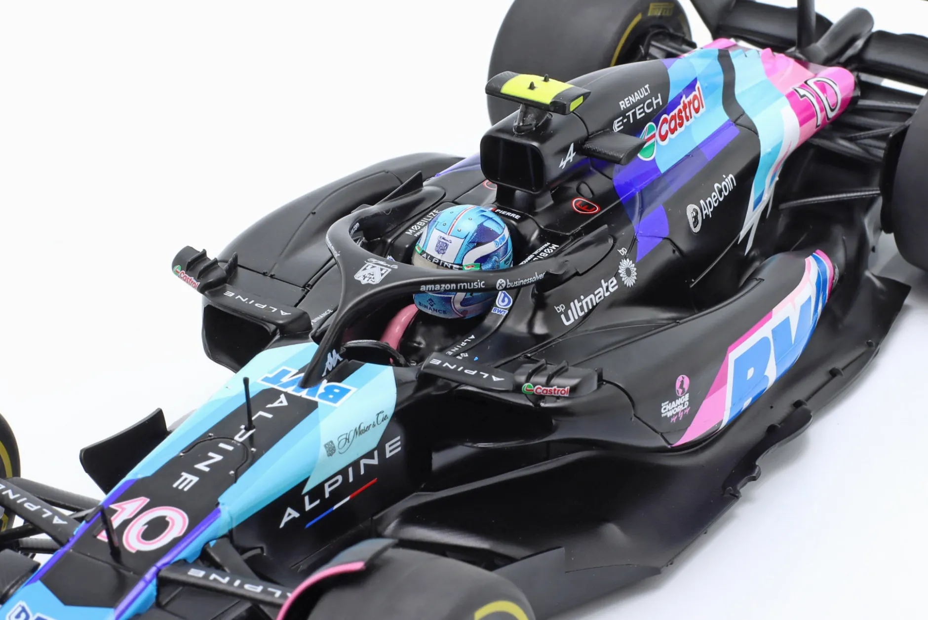 Pierre Gasly Alpine A524 #10 Monaco GP Formel 1 2024 1:18 Solido