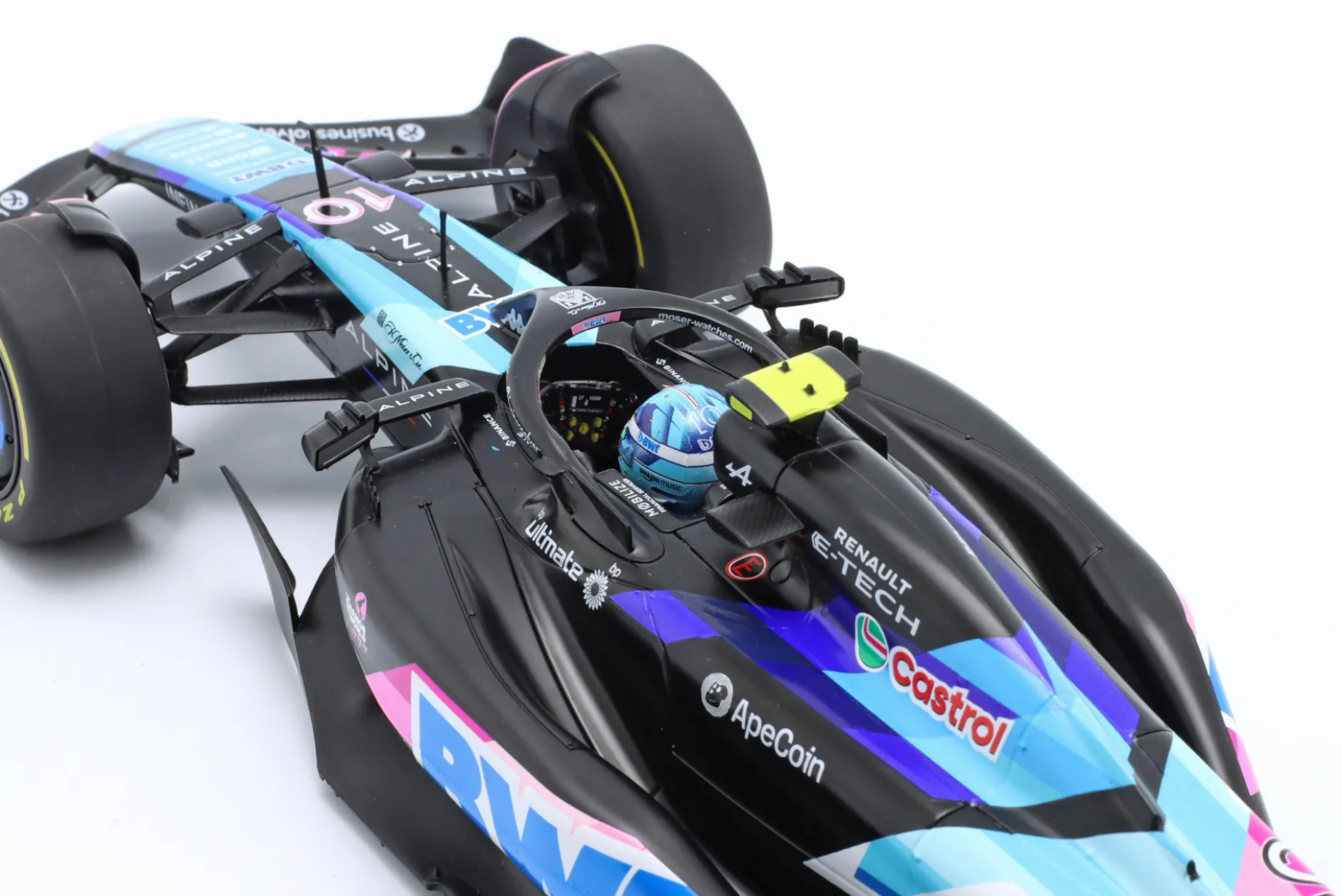 Pierre Gasly Alpine A524 #10 Monaco GP Formel 1 2024 1:18 Solido
