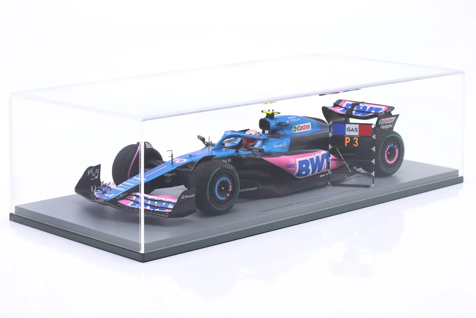 Pierre Gasly Alpine A523 #10 3rd Niederlande GP Formel 1 2023 1:18 Spark
