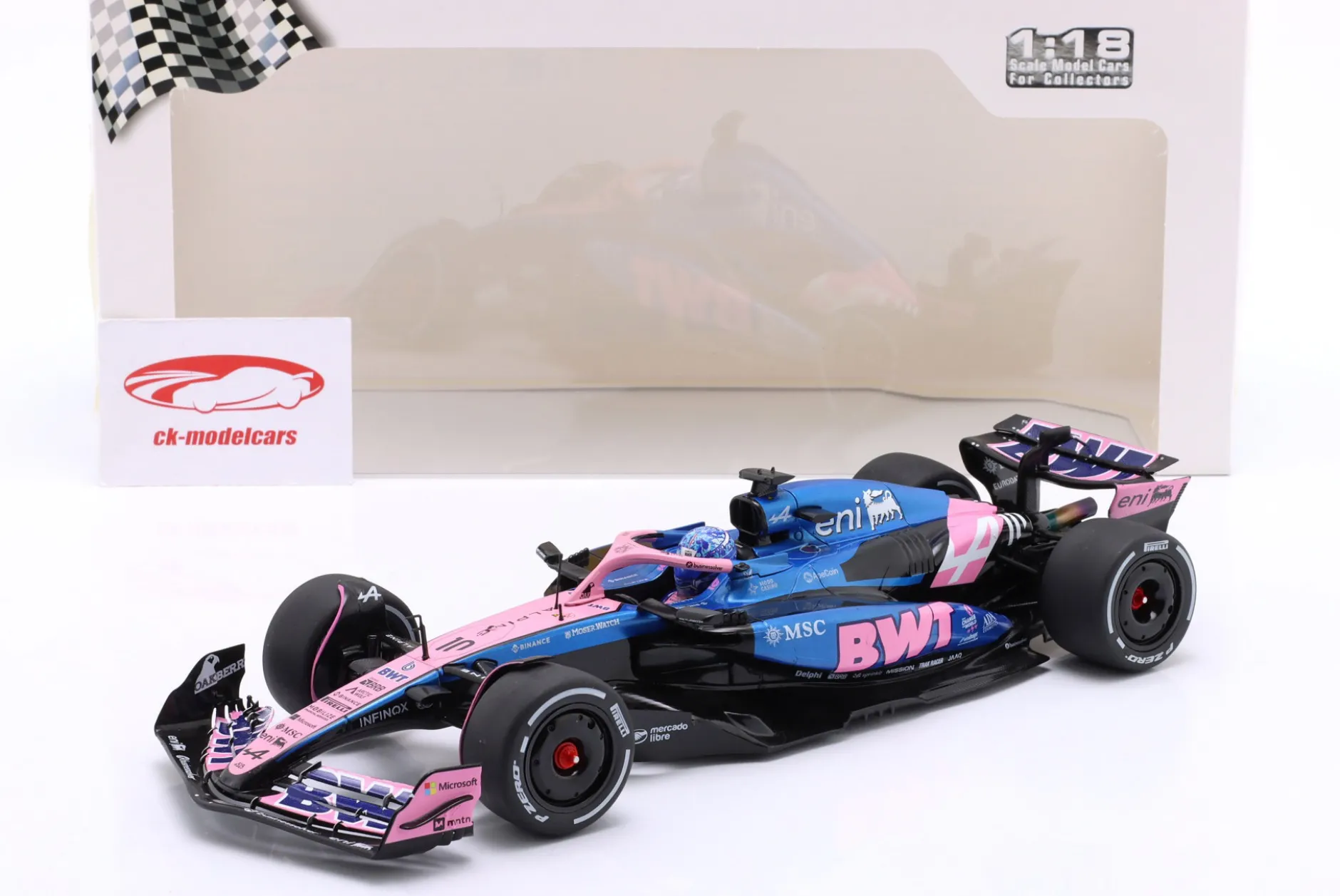 Pierre Gasly Alpine A525 #10 7th Bahrain GP Formel 1 2025 1:18 Solido