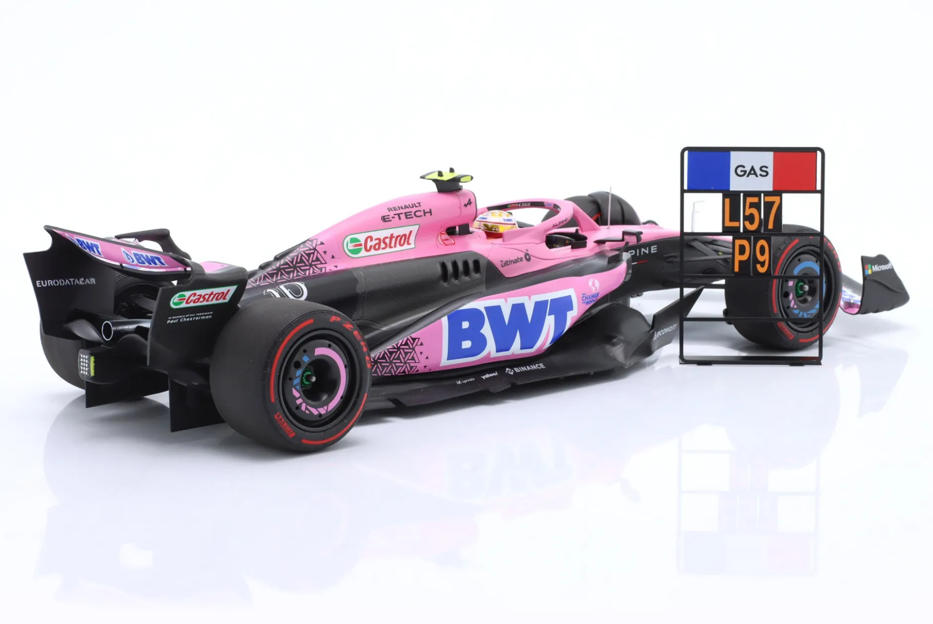 Pierre Gasly Alpine A523 #10 9th Bahrain GP Formel 1 2023 1:18 Minichamps