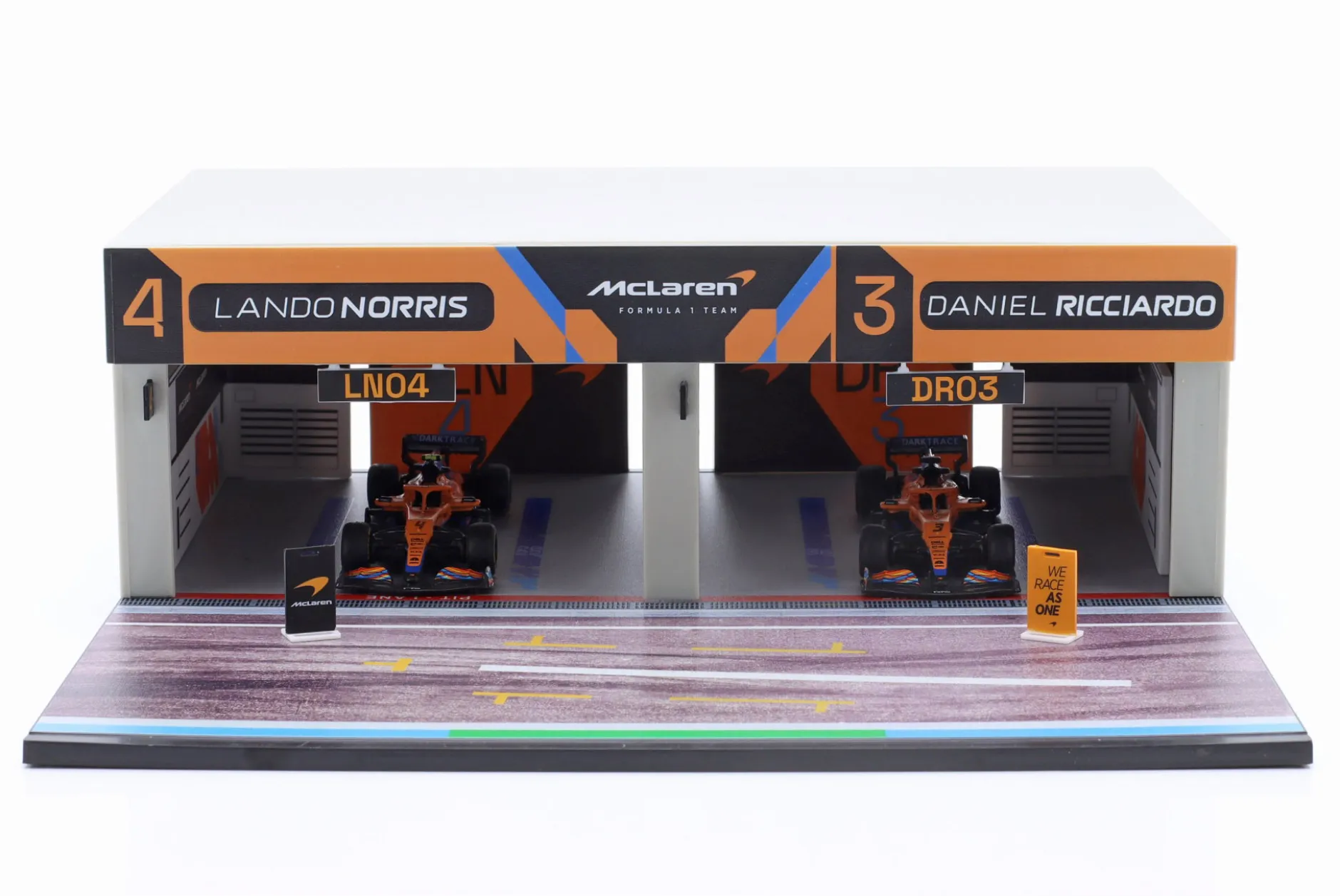 Pit Garage Diorama McLaren Formel 1 Team 2022 1:64 Tarmac Works