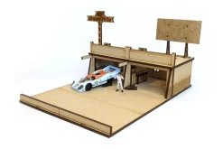 Pit Garage Diorama Monte Carlo Grand Prix 1:64 Sjo-Cal