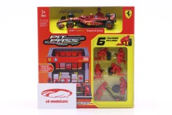 Pit Stop Diorama Carlos Sainz #55 Formel 1 2024 1:43 Bburago