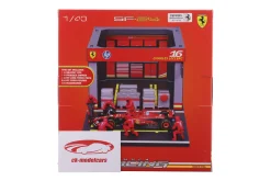 Pit Stop Diorama Charles Leclerc #16 Formel 1 2024 1:43 Bburago