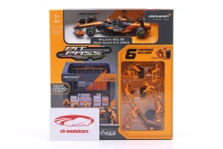 Pit Stop Diorama Lando Norris #4 Sieger Miami GP Formel 1 2024 1:43 Bburago