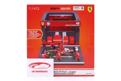 Pit Stop Diorama Lewis Hamilton #44 Formel 1 2025 1:43 Bburago