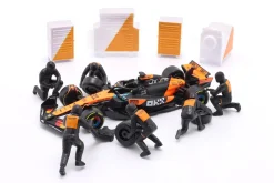 Pit Stop Diorama Oscar Piastri #81 Formel 1 2025 1:43 Bburago