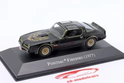 Pontiac Firebird Baujahr 1977 schwarz 1:43 Altaya