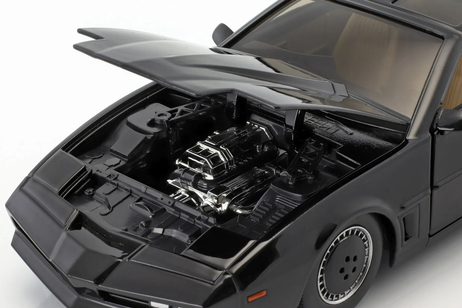Pontiac Firebird K.I.T.T. TV-Serie Knight Rider (1982-1986) schwarz 1:24 Jada Toys