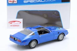 Pontiac Firebird Trans Am Baujahr 1978 blau 1:18 Maisto