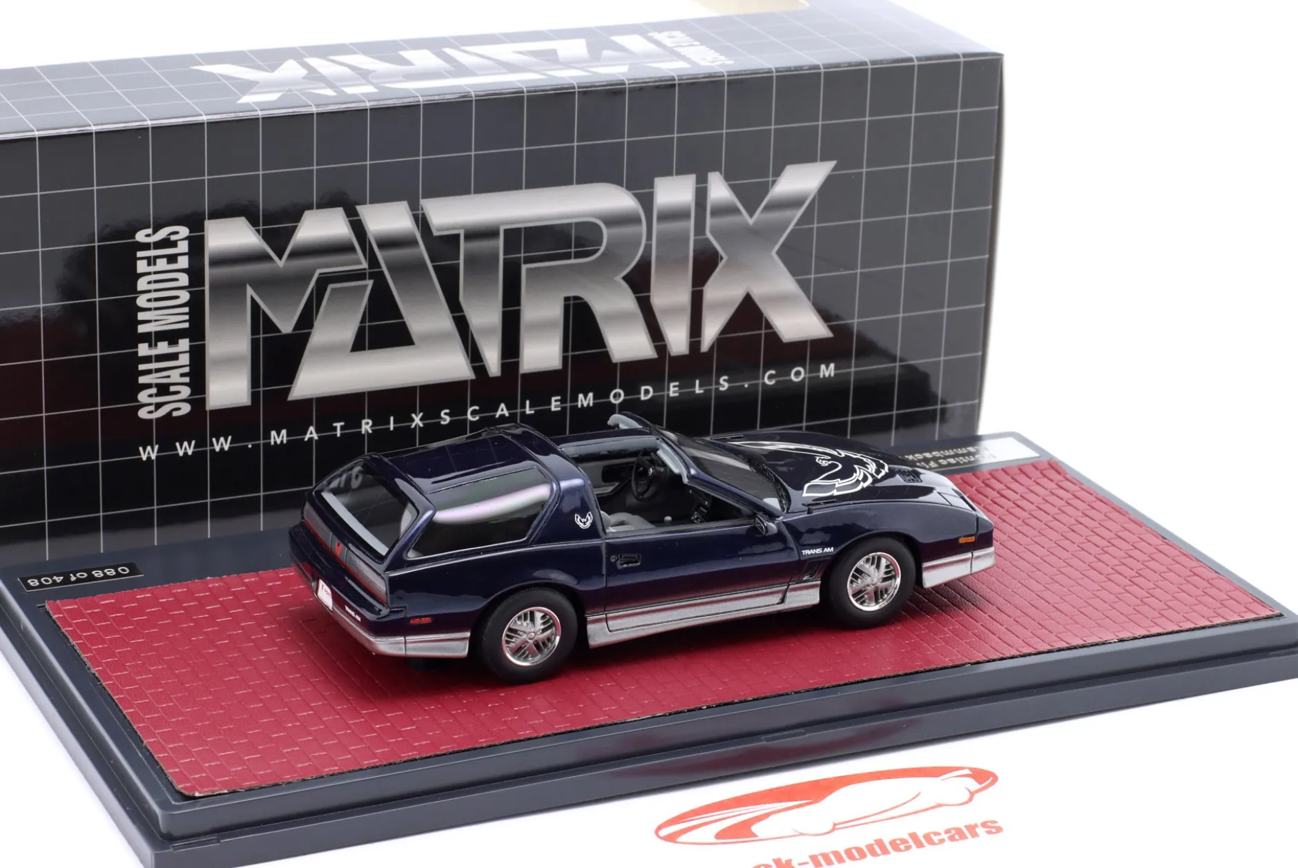 Pontiac Firebird Trans Am Kammback Prototype 1985 schwarz / silber 1:43 Matrix
