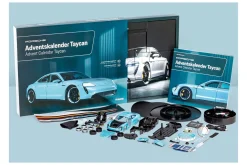 Porsche Adventskalender: Porsche Taycan Turbo S riviera blau 1:24 Franzis