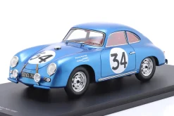 Porsche 356 A #34 24h LeMans 1956 Bourel, Slotine 1:18 Spark