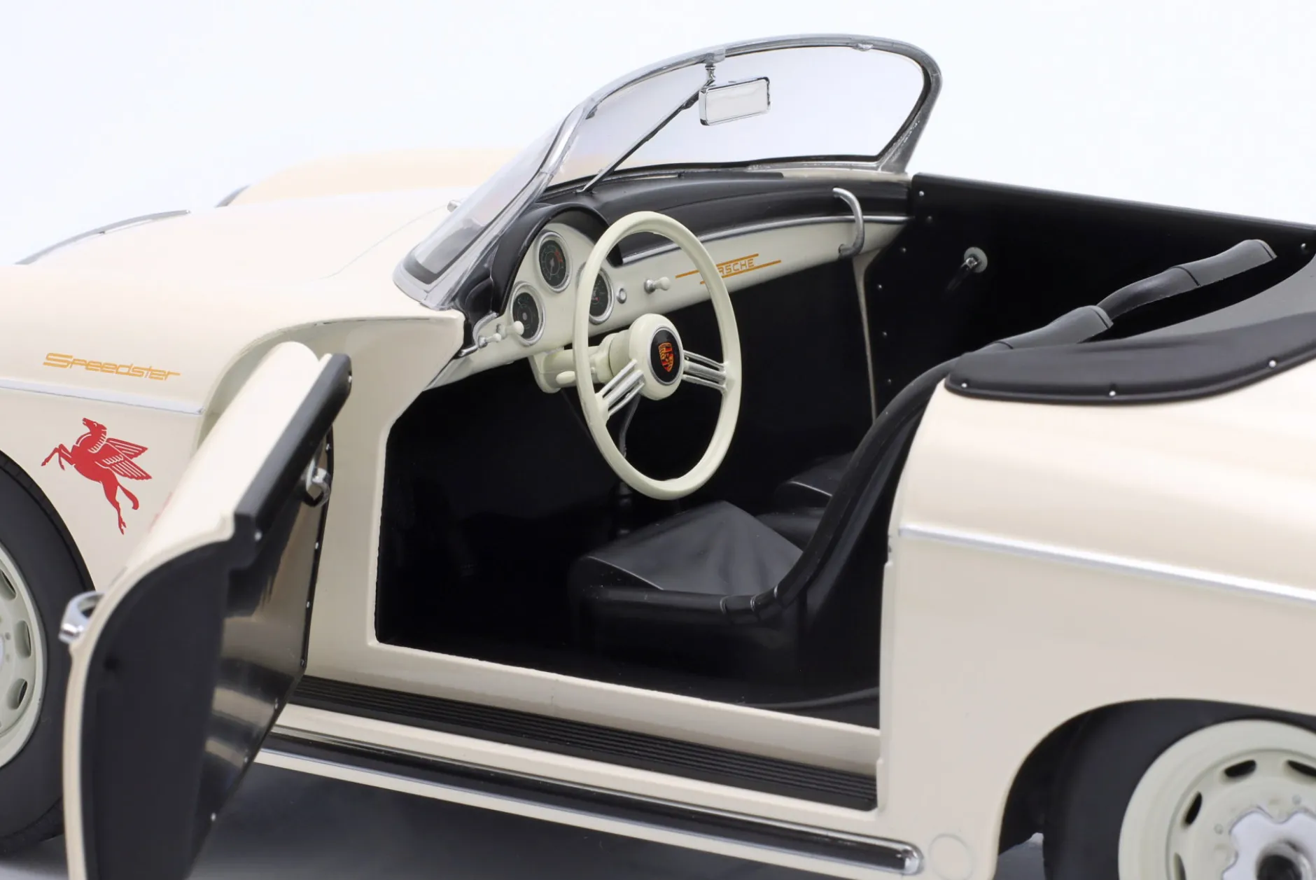 Porsche 356 A Speedster James Dean #33 Baujahr 1955 weiß 1:12 KK-Scale
