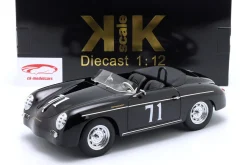 Porsche 356 A Speedster Steve McQueen #71 Baujahr 1955 schwarz 1:12 KK-Scale