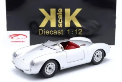 Porsche 550A Spyder Baujahr 1956 silber 1:12 KK-Scale