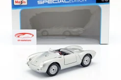 Porsche 550 A Spyder Baujahr 1950 silber 1:18 Maisto