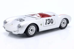 Porsche 550A Spyder #130 James Dean Little Bastard 1956 silber 1:12 KK-Scale