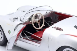 Porsche 550A Spyder #130 James Dean Little Bastard 1956 silber 1:12 KK-Scale