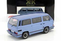 Porsche B32 auf Basis Volkswagen VW T3 Bus Baujahr 1984 hellblau metallic 1:18 KK-Scale