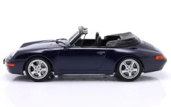 Porsche 911 (993) Cabriolet Baujahr 1994 irisblau metallic 1:18 Minichamps