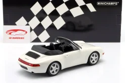 Porsche 911 (993) Cabriolet Baujahr 1994 weiß 1:18 Minichamps