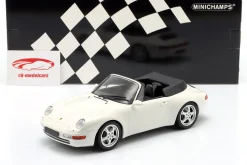 Porsche 911 (993) Cabriolet Baujahr 1994 weiß 1:18 Minichamps