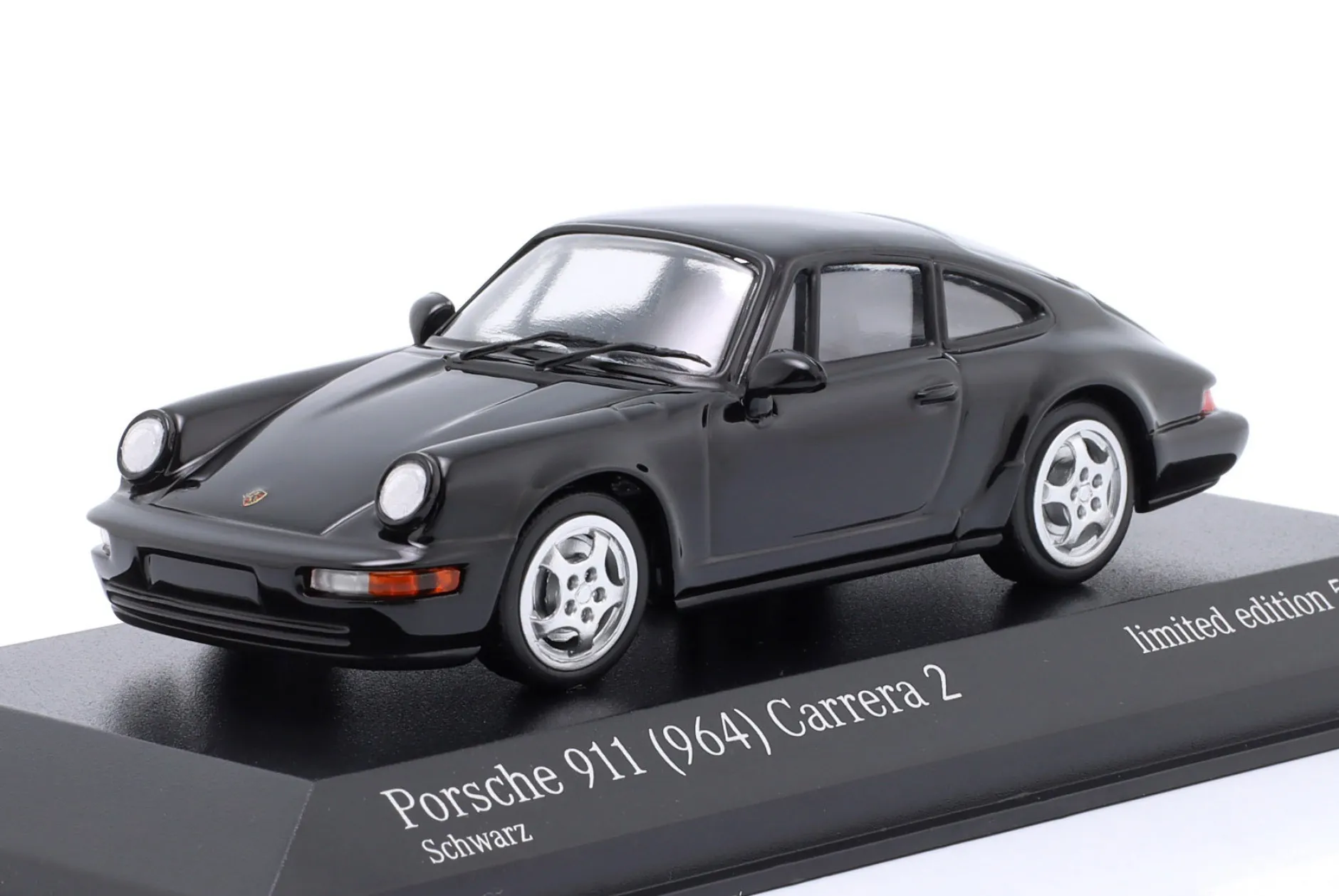 Porsche 911 (964) Carrera 2 Baujahr 1989 schwarz 1:43 Minichamps