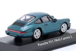 Porsche 911 (964) Carrera 2 Baujahr 1989 türkis metallic 1:43 Minichamps