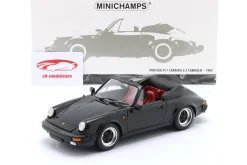 Porsche 911 Carrera 3.2 Cabriolet Baujahr 1983 schwarz 1:18 Minichamps
