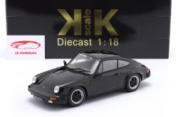 Porsche 911 Carrera Coupe Baujahr 1983 schwarz 1:18 KK-Scale