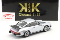 Porsche 911 Carrera Coupe 3.2 1988 250.000 mit Heckspoiler 1:18 KK-Scale