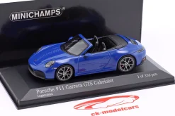 Porsche 911 (999.2) Carrera GTS Cabriolet Baujahr 2024 luganoblau 1:43 Minichamps