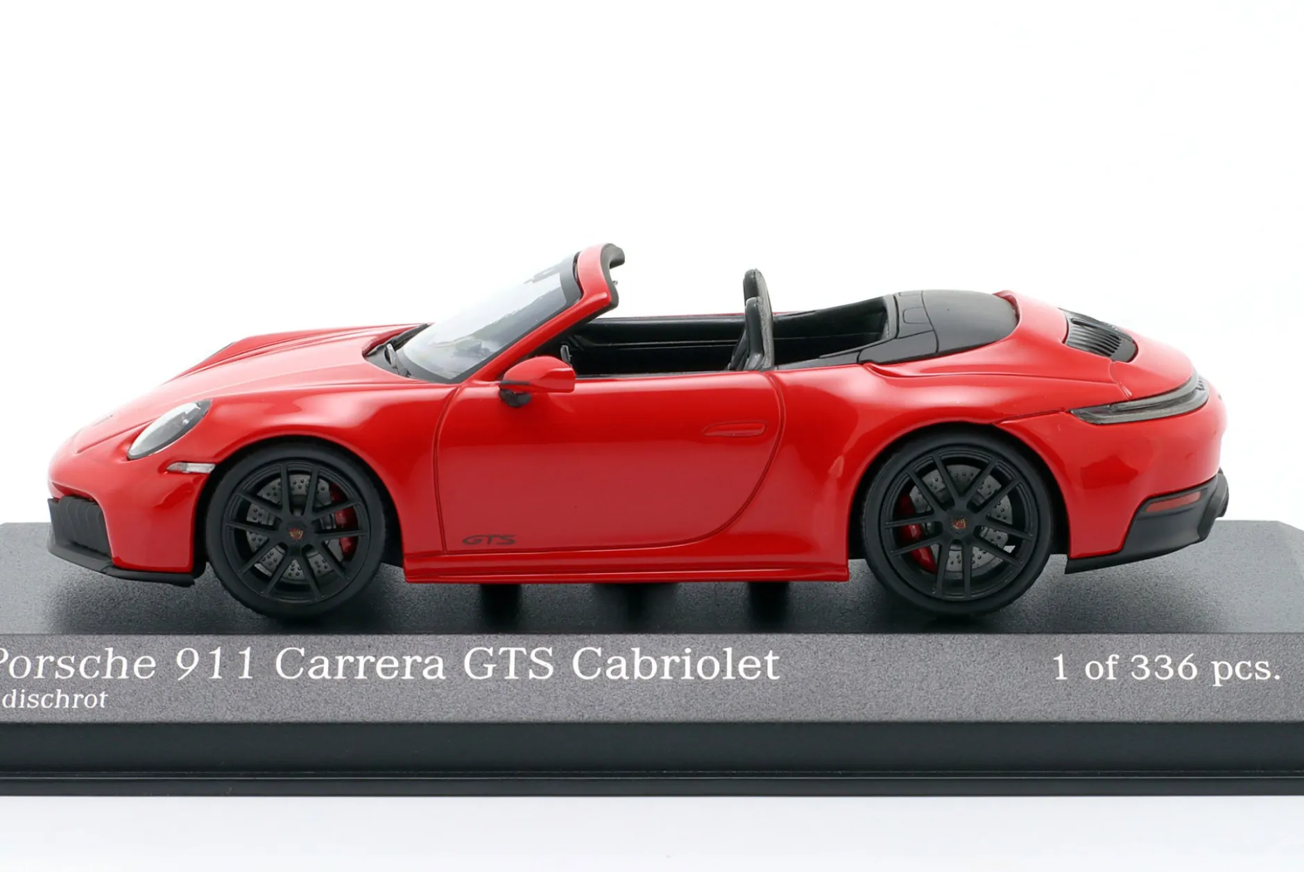 Porsche 911 (992.2) Carrera GTS Cabriolet 2024 indischrot 1:43 Minichamps
