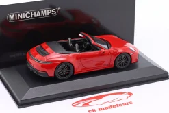 Porsche 911 (992.2) Carrera GTS Cabriolet 2024 indischrot 1:43 Minichamps