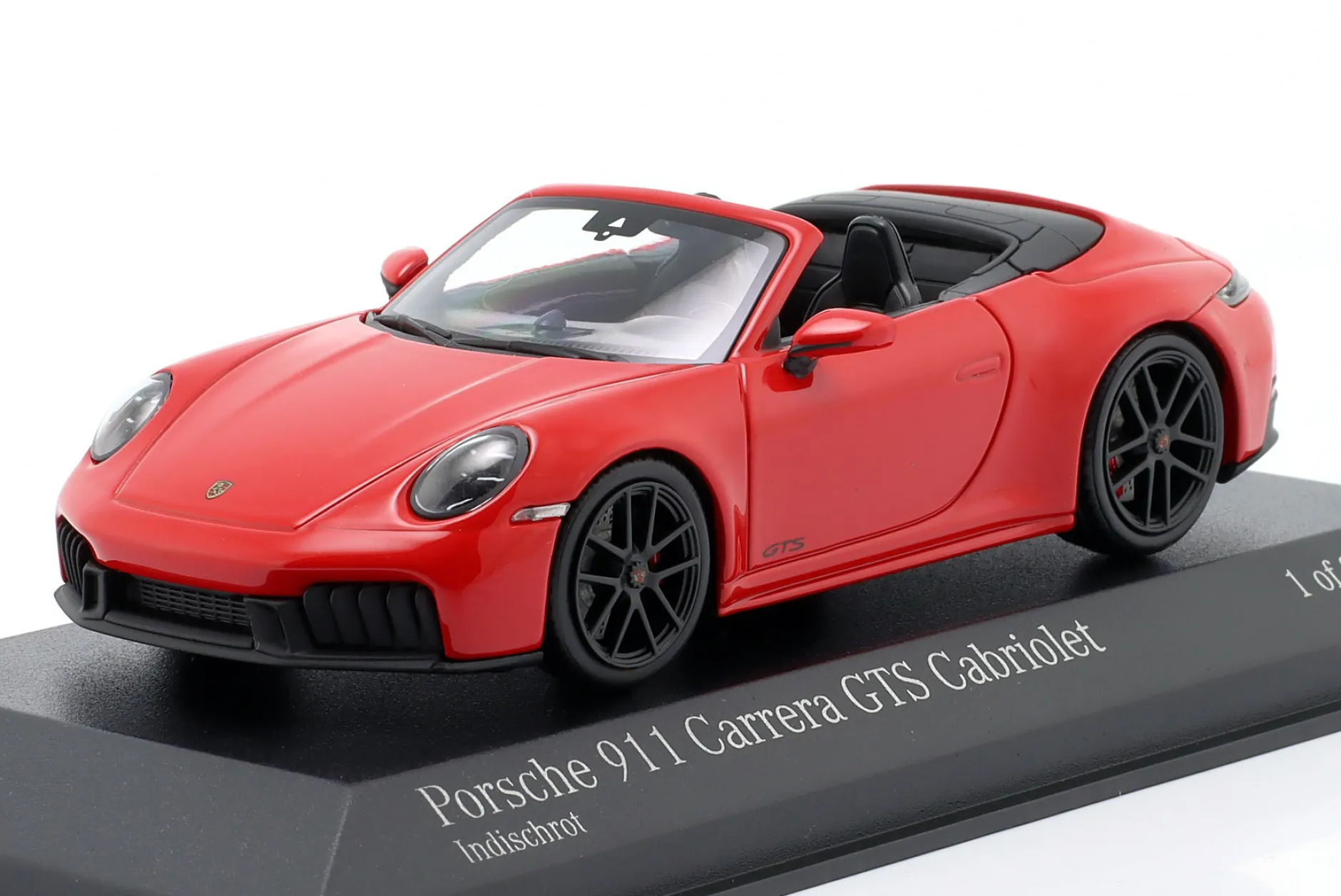 Porsche 911 (992.2) Carrera GTS Cabriolet 2024 indischrot 1:43 Minichamps