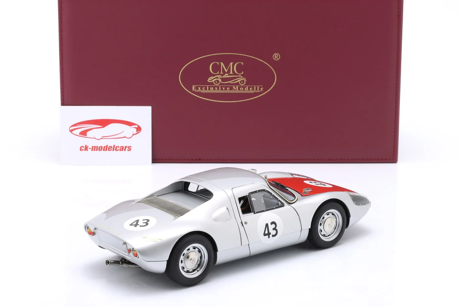Porsche 904 Carrera GTS #43 500km Spa 1964 Leon Dernier 1:18 CMC