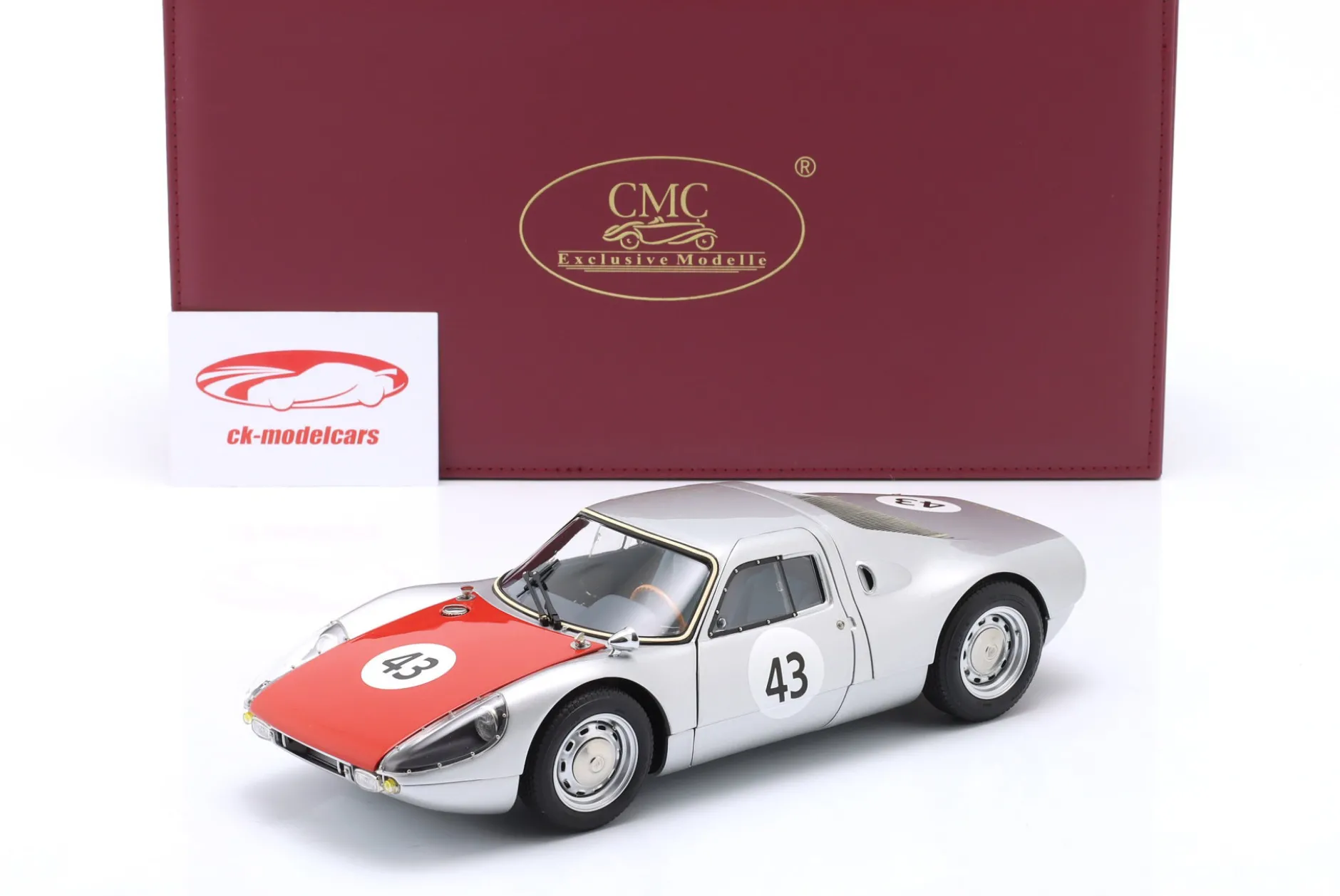 Porsche 904 Carrera GTS #43 500km Spa 1964 Leon Dernier 1:18 CMC