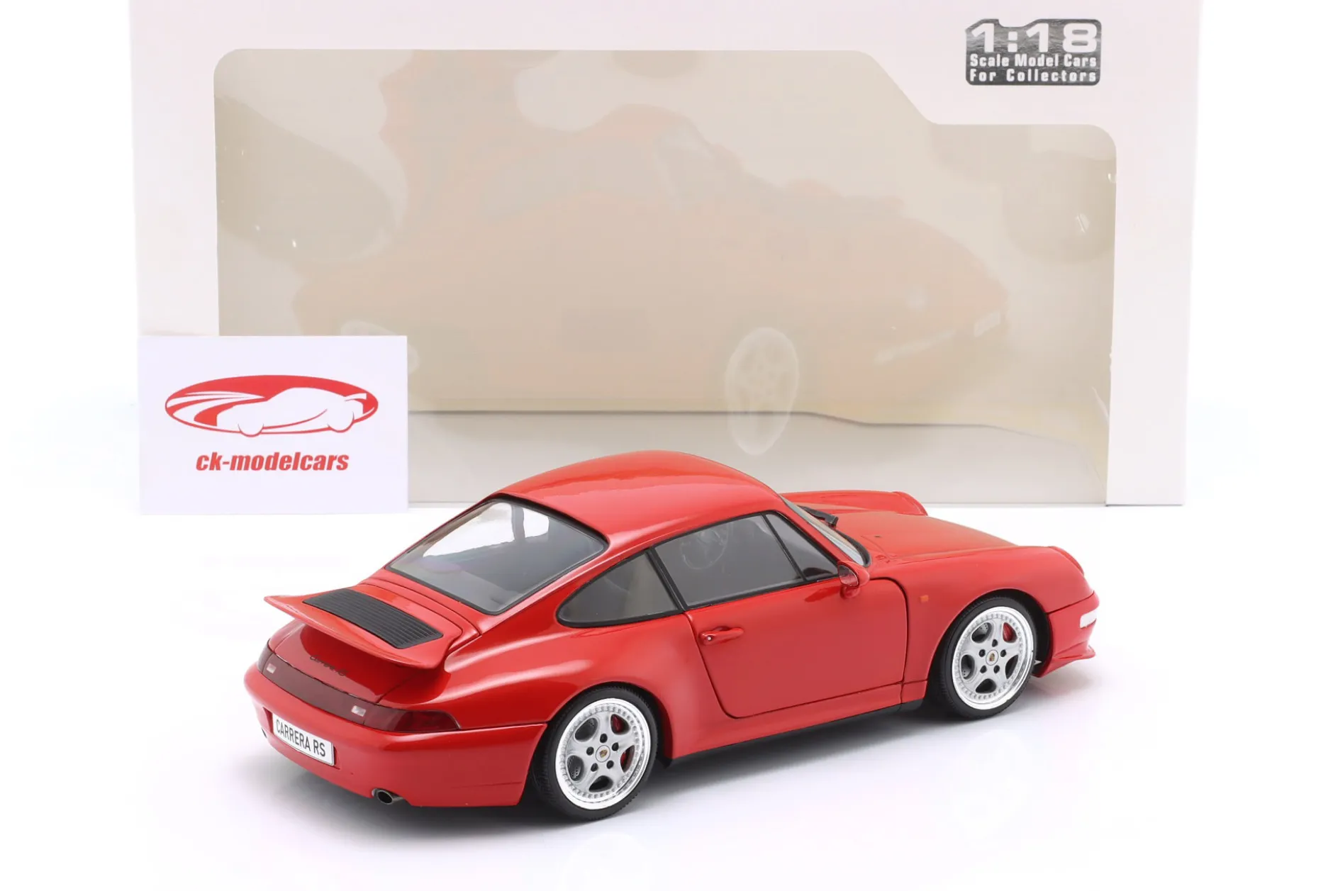 Porsche 911 (993) Carrera RS Baujahr 1997 indischrot 1:18 Solido