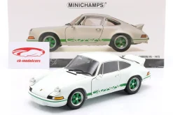 Porsche 911 Carrera RS 2.7 Baujahr 1972 weiß / grün 1:18 Minichamps