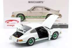 Porsche 911 Carrera RS 2.7 Baujahr 1972 weiß / grün 1:18 Minichamps
