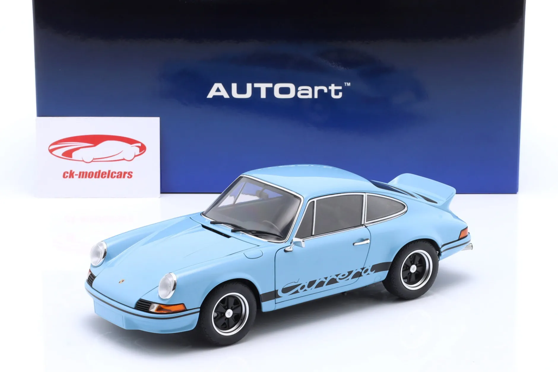 Porsche 911 Carrera RS 2.7 Gulf blau 1:18 AUTOart