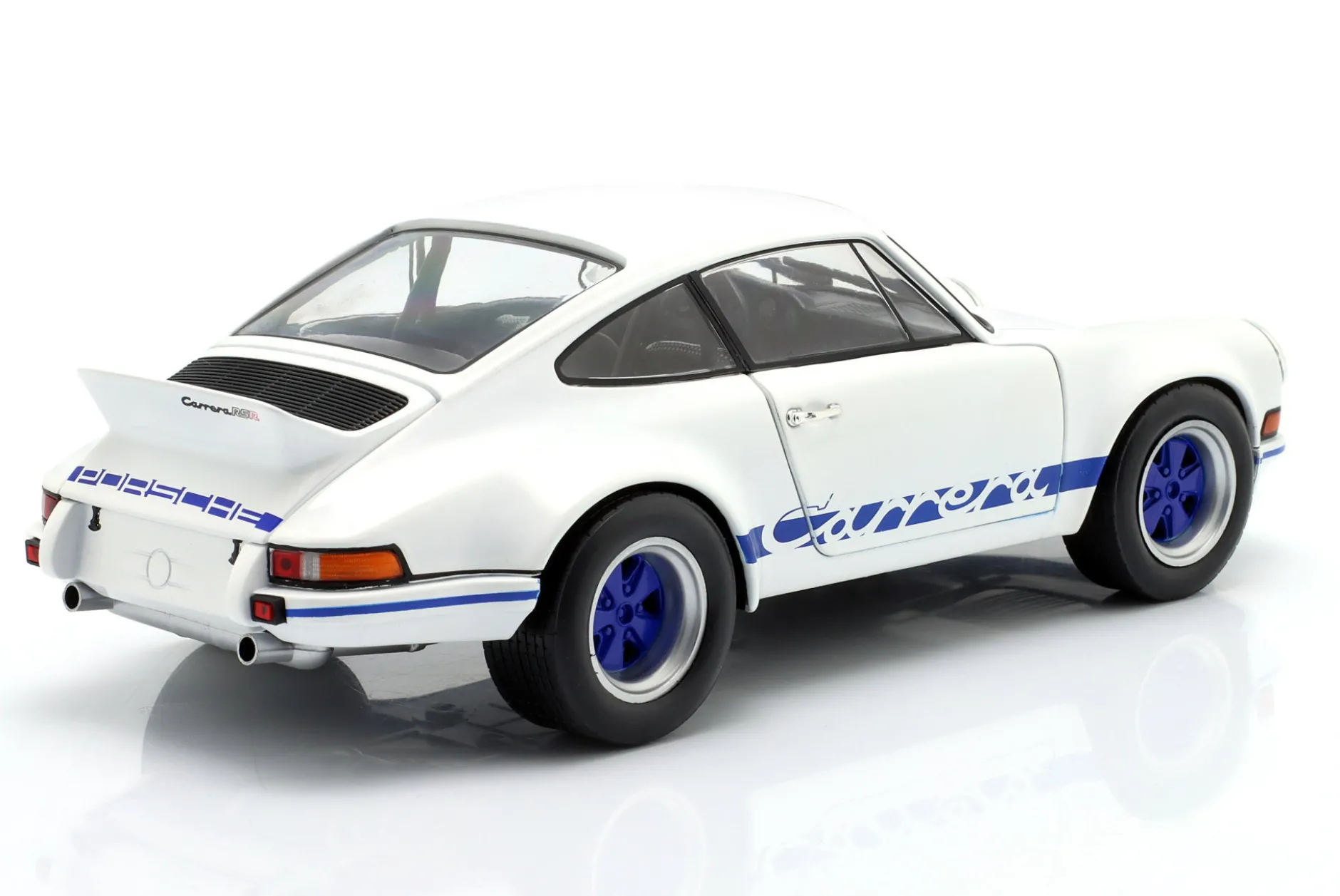 Porsche 911 Carrera RSR Baujahr 1973 weiß / blau 1:18 Solido